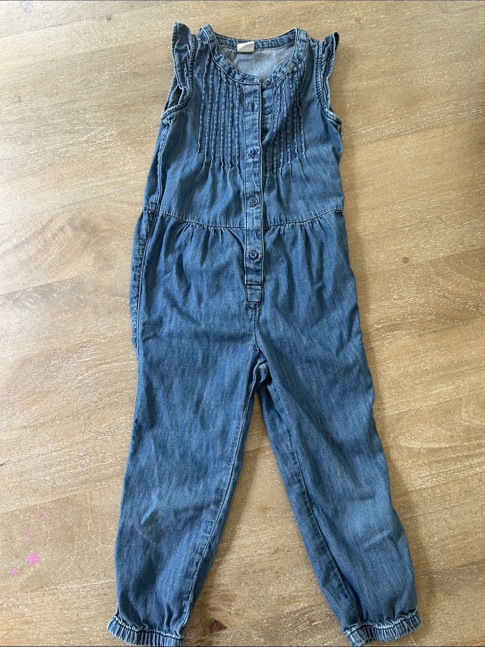 GAP Girls Blue Denim Jumpsuit
